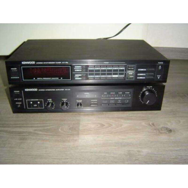 Kenwood ka-44 versterker met bijhorende kt-75l kenwood tuner