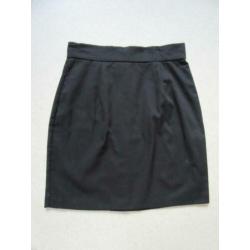 R75 doorknoop rok DIRECTIONS zwart maat 38
