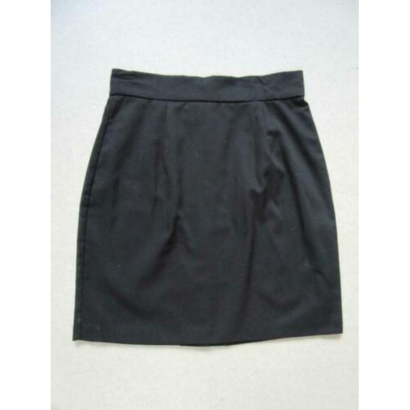 R75 doorknoop rok DIRECTIONS zwart maat 38