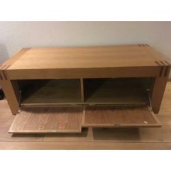 Eikenhouten tv meubel (zgan)
