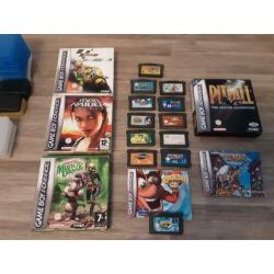 16 Games voor Nintendo gameboy advance.