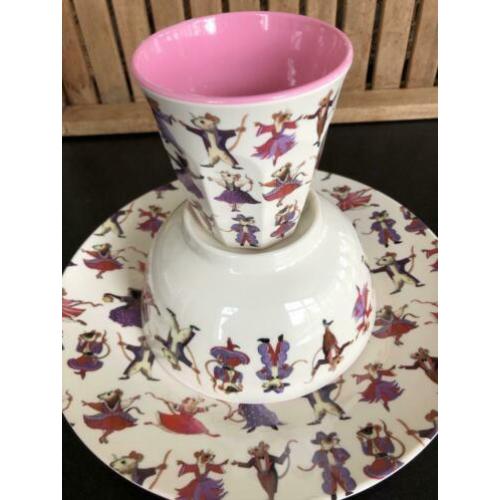 Emma Bridgewater- melamine (kinder) servies - Dancing Mice N