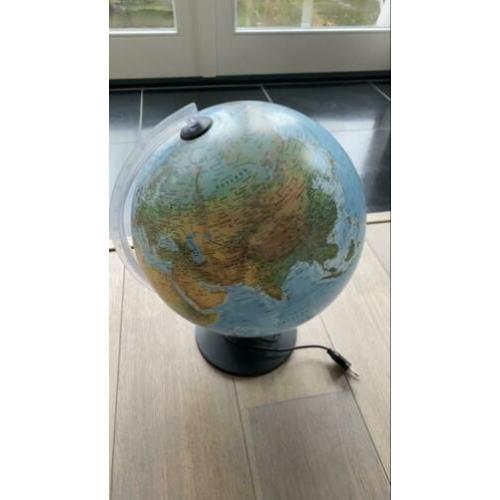 Wereldbol Globe met verlichting
