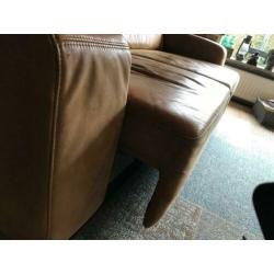 3 zits bank leer, lounge
