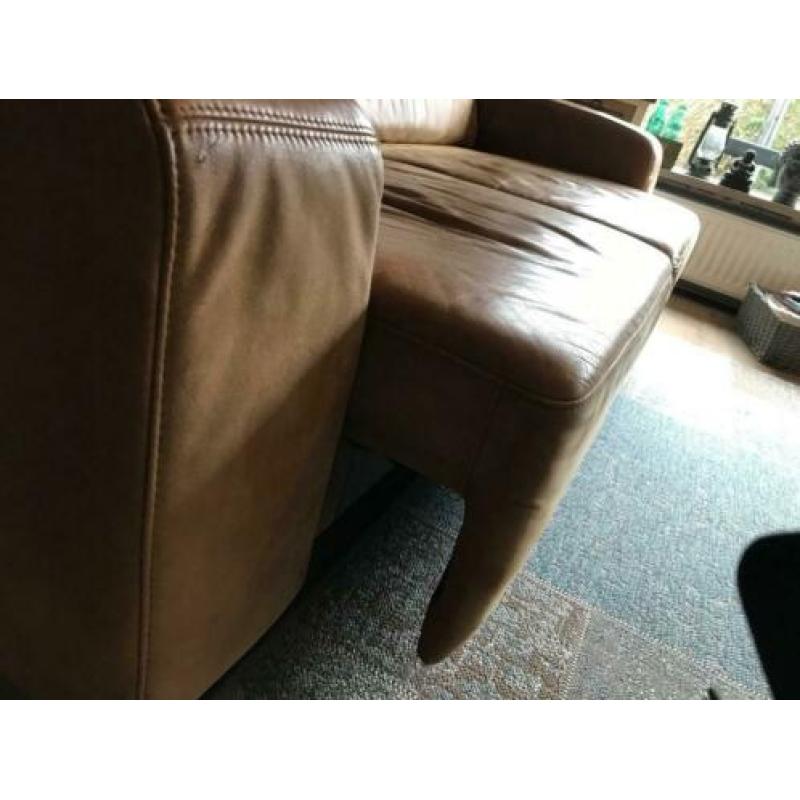 3 zits bank leer, lounge