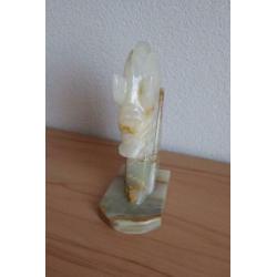 ONYX BOEKENSTEUN (PAARDENHOOFD) Hoogte 22cm