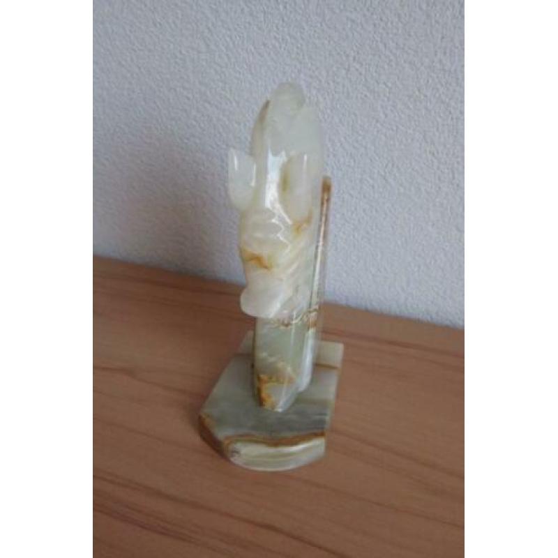 ONYX BOEKENSTEUN (PAARDENHOOFD) Hoogte 22cm