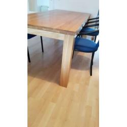 Eettafel 200x95 Eikenhout: in goede staat!