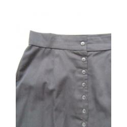 R75 doorknoop rok DIRECTIONS zwart maat 38