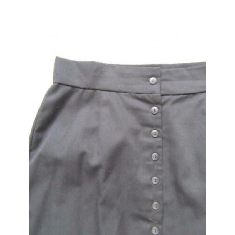 R75 doorknoop rok DIRECTIONS zwart maat 38