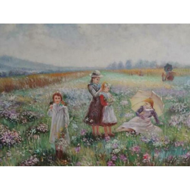 Meisjes in het veld / Rogier