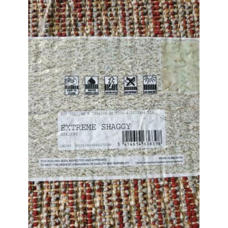 Hoogpolig vloerkleed 290x200