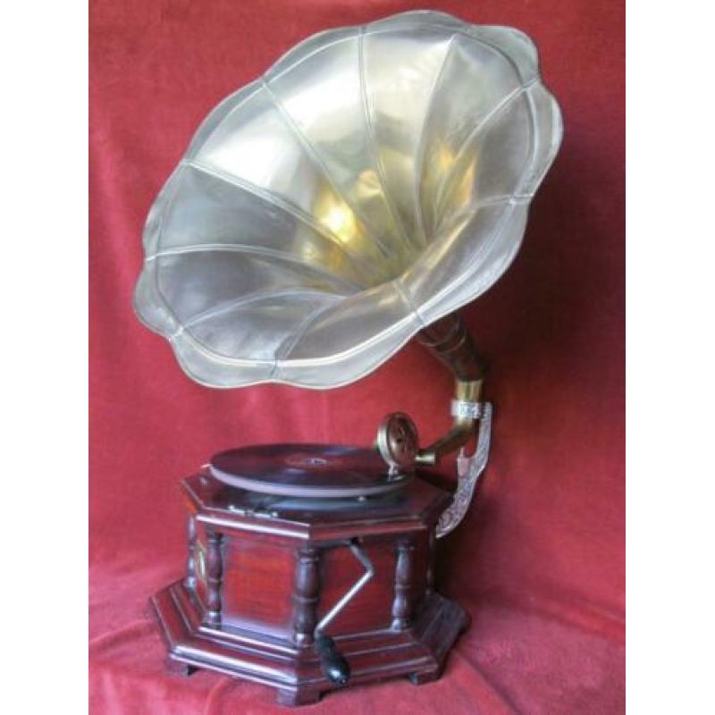 His Master's Voice HMV <Engeland> met bakkelietplaat