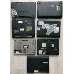 7 defecte en/of incomplete laptops