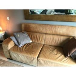 3 zits bank leer, lounge