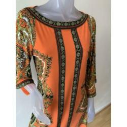 Hale Bob stretch print jurkje - M
