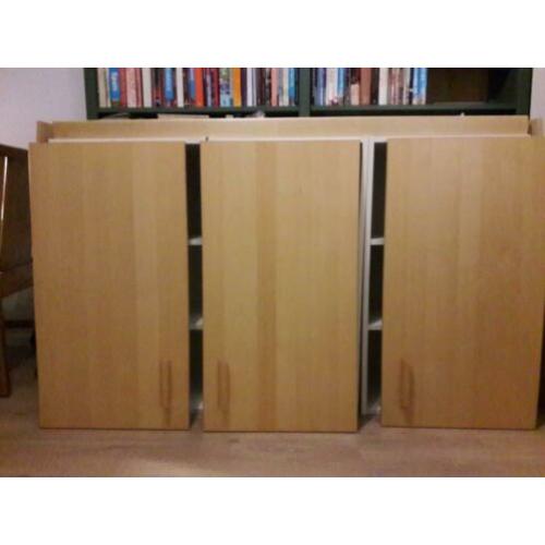 Ikea Faktum 3 bovenkeukenkasten berken