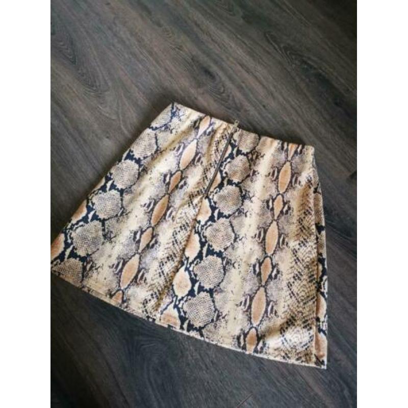 Slangenprint rokje maat S