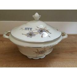 brocante antieke soepterrine 24 cm
