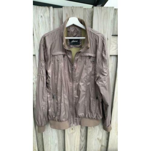 Brioni lente -zomer jas heren 3XL /56 bruin/Taupe