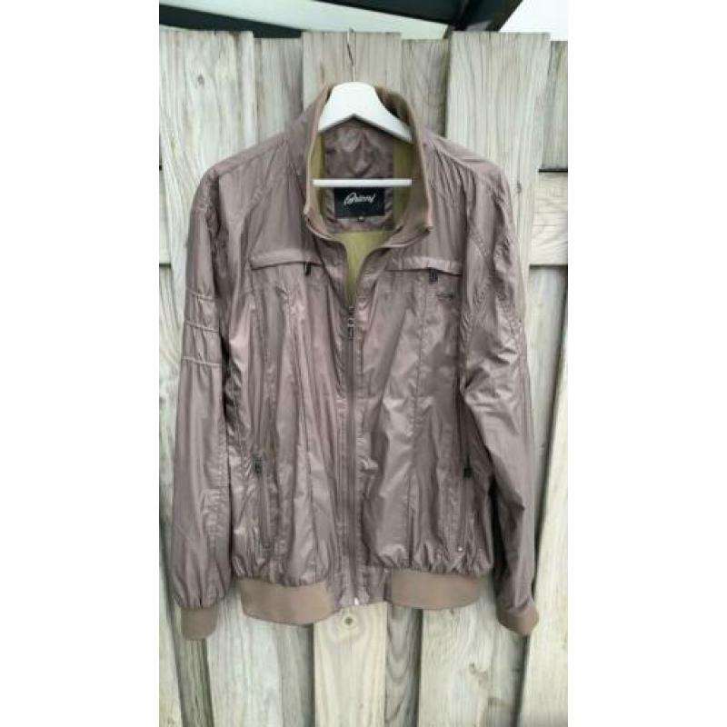Brioni lente -zomer jas heren 3XL /56 bruin/Taupe