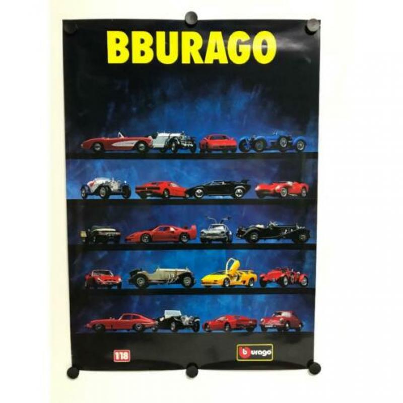 Bburago poster. 60x85 cm. Midden Jaren ‘90