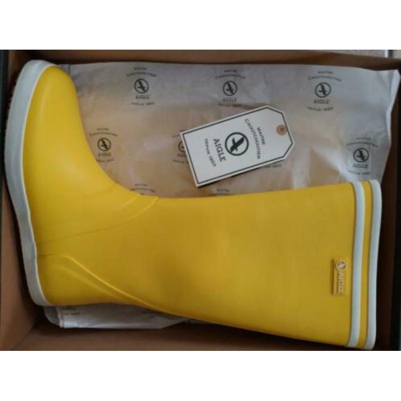 Aigle laarzen maat 41 geel