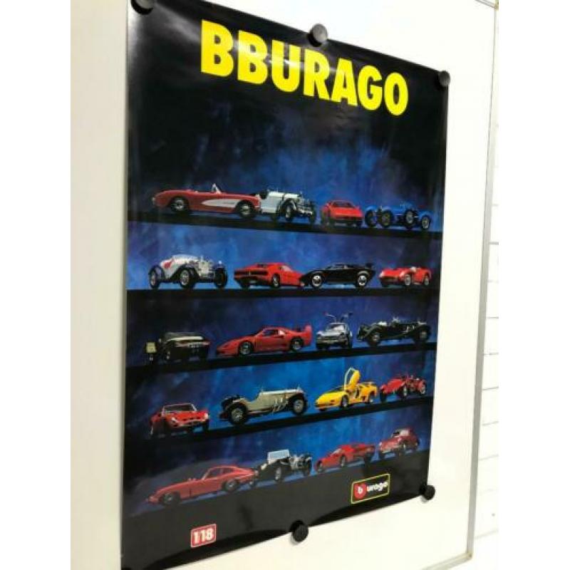 Bburago poster. 60x85 cm. Midden Jaren ‘90
