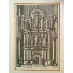 Westerkerk, antieke gravures van het interieur