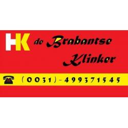gebakken klinkerkei, roodbruin gebruikte partij