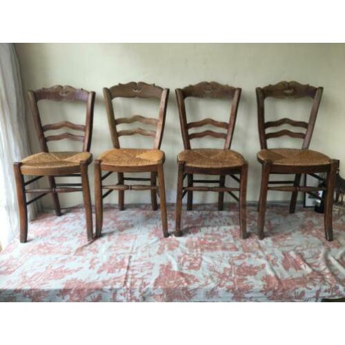 4 x boerenstoelen boeren stoelen snorre Frans landelijk