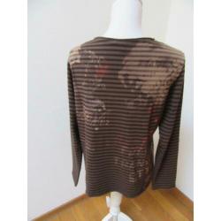 Y63 shirt ETAM bruin maat L 42/44