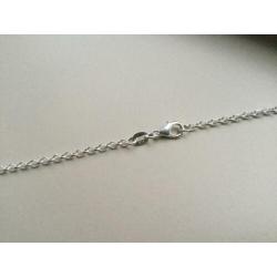 Set oorbellen ketting hanger Swarovski kristal NIEUW zilver