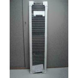 Design radiator 175 cm hoog x 40 cm breed in antraciet metal