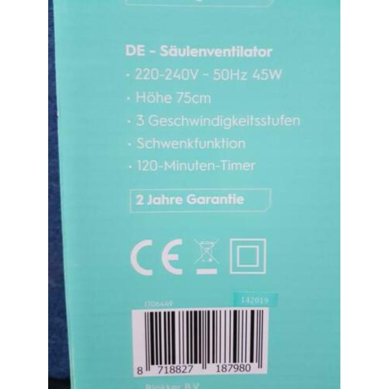 Torenventilator als nieuw