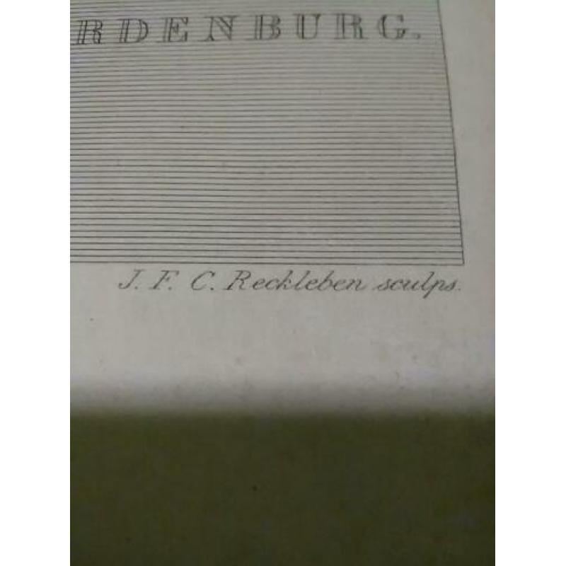 J. F. C. Reckleben staalgravure zeldzaam!