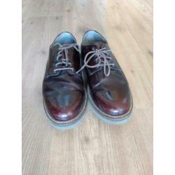 Clarks, leer, kastanje rood/bruin
