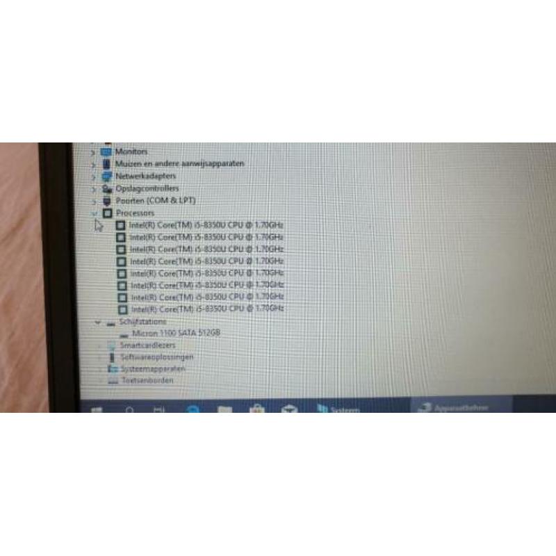 Quadcore Dell Latitude 7490 Core i5-8350+16GB+512SSD+Office