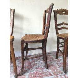 4 x boerenstoelen boeren stoelen snorre Frans landelijk