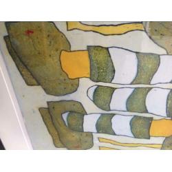 Zeefdruk Lily Corver (86 x 95 cm incl. lijst)
