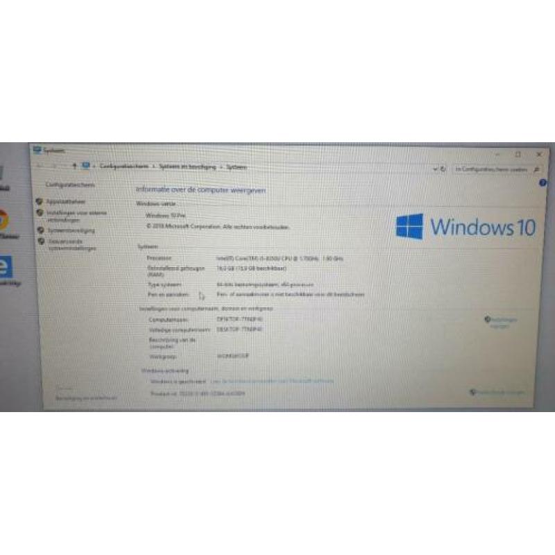 Quadcore Dell Latitude 7490 Core i5-8350+16GB+512SSD+Office
