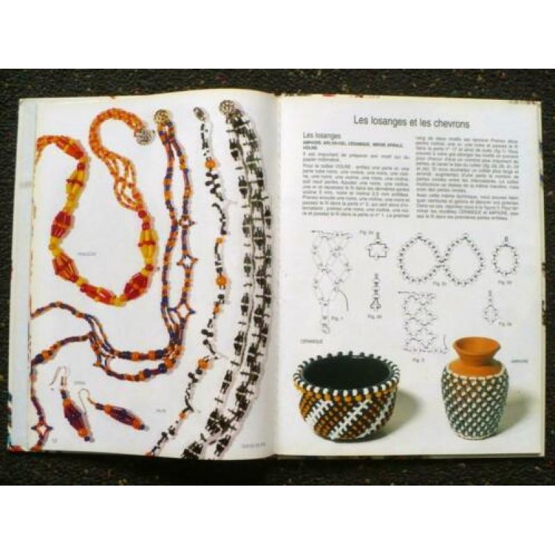 Perles de Rocailles, Tissage et en filage. Sieraad glaskraal