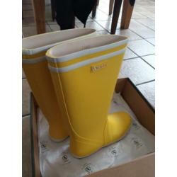 Aigle laarzen maat 41 geel