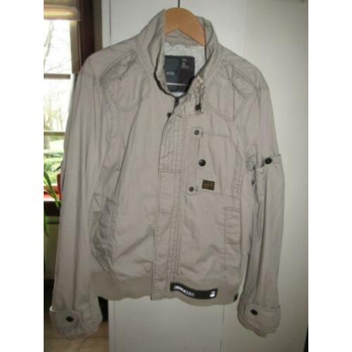 E1238 G-STAR mt XL jas zomer jack beige