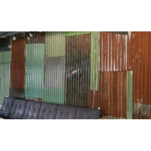 industriële golfplaten voor wand of afdak