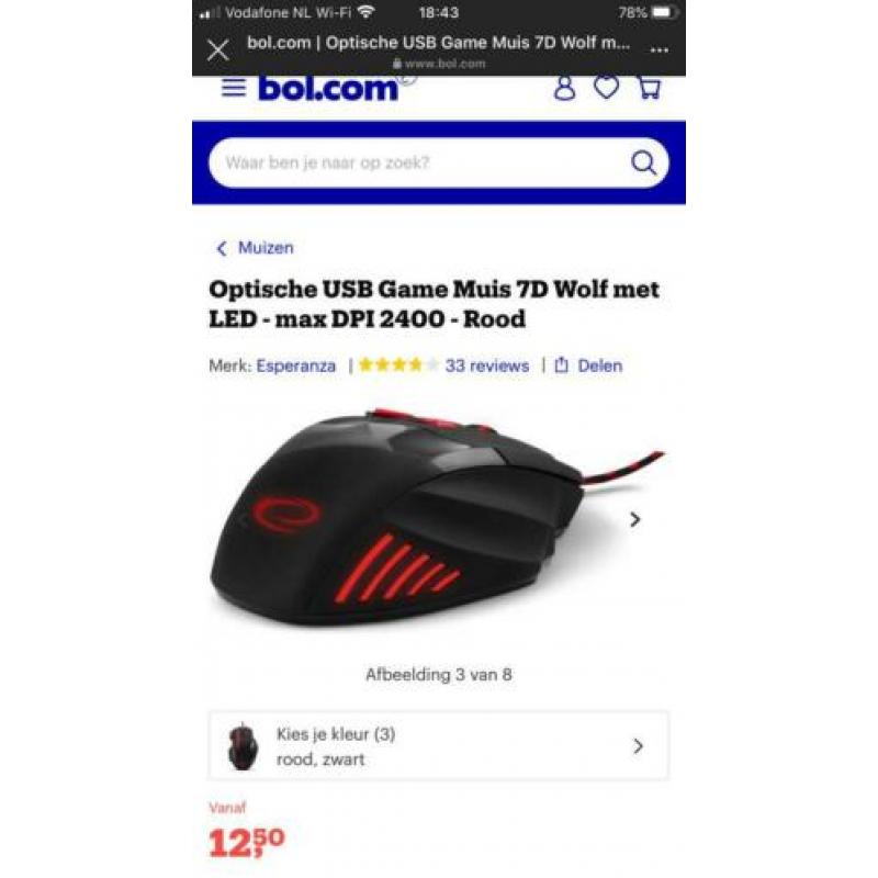 Game mouse bestel nu via bit.ly/Pepijn7