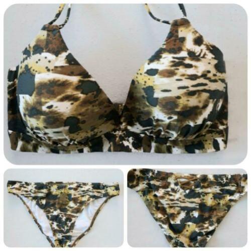 BEACHLIFE bikini in groen tinten, maat 42
