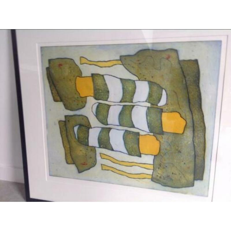 Zeefdruk Lily Corver (86 x 95 cm incl. lijst)