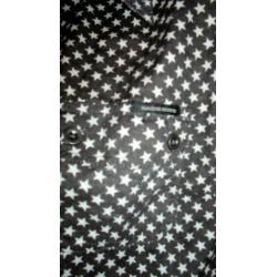 MAISON SCOTCH ! Grijze algodon katoenen blouse mt 44.