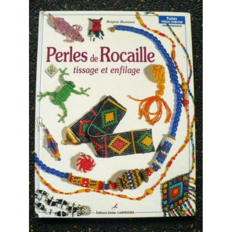 Perles de Rocailles, Tissage et en filage. Sieraad glaskraal